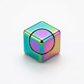 Aero-Cube Precision Aluminum Fidget Spinner - Minimalist Kinetic Series