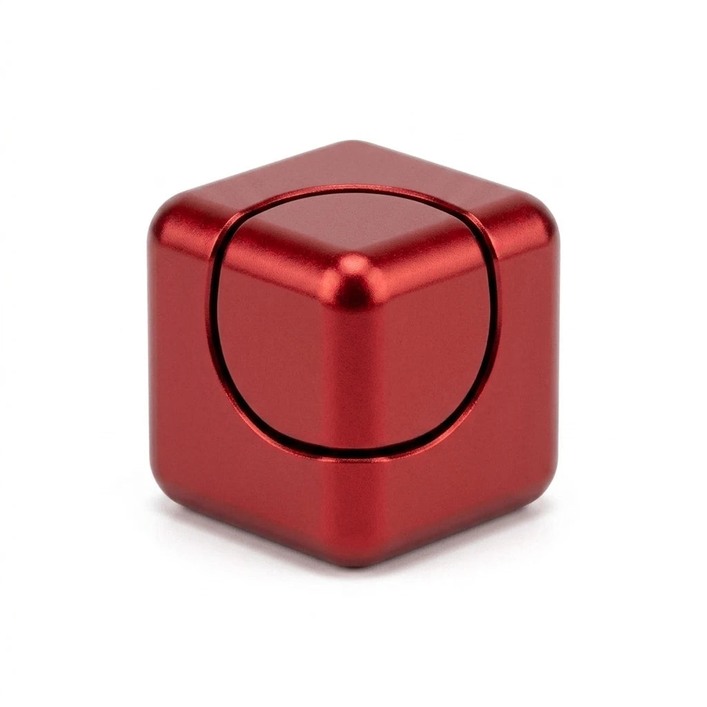 Aero-Cube Precision Aluminum Fidget Spinner - Minimalist Kinetic Series