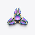 Iridescent Spectrum 3-Wing Aluminum Fidget Spinner - Lightweight Value Pack