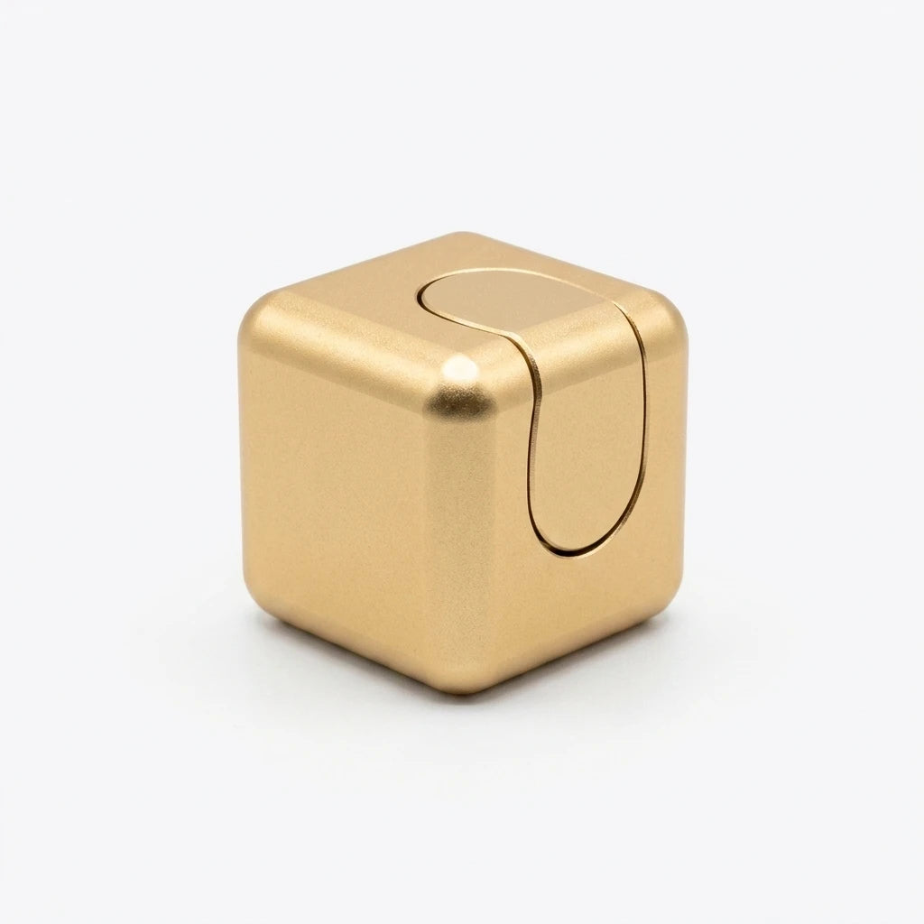 Aero-Cube Precision Aluminum Fidget Spinner - Minimalist Kinetic Series